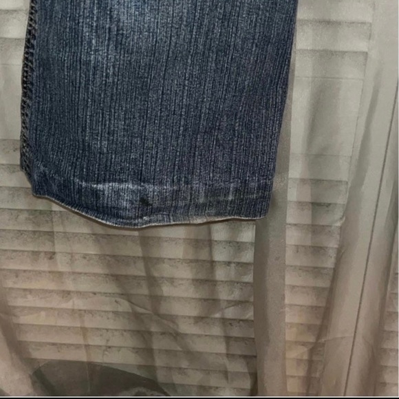 SARGENT PEPPER Women’s Boho Hippie Flare Denim Jeans. Sz 34X31. - Picture 5 of 7